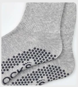Solid color yoga socks women anti-slip pilates socks professional fitness sports socks