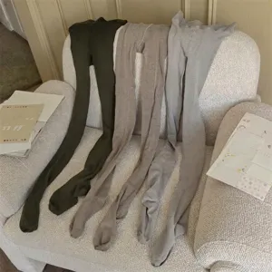 Damen Wollmischung Strumpfhose 240 Nadeln warme Winter blickdichte Leggings elastische Hosen neu