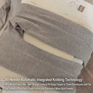 240-Nadel feingesponnene Wollstrumpfhose für Damen, thermische Ripp-Leggings, Detailansicht.