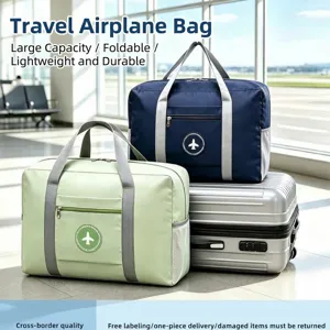 Large Capacity Travel Bag Foldable Waterproof Luggage Bag Portable Handbag Trolley Sleeve Travel Organizer Bag