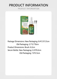 Bienengift Nagelpilz Reparatur Flussigkeit Pflege Behandlungssatz mit Pinsel Applikator