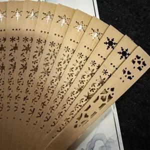 Close-up detail of a vintage hollow carved wooden folding fan, exquisite pattern.
