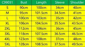 Guide des tailles robe en jean grande taille, tour de poitrine, longueur, manches, épaules.