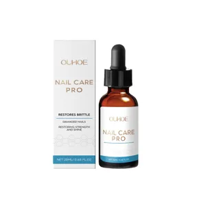 OUHOE 20ml Nagelpflege-Serum mit Pipette zur Stärkung und Pflege brüchiger Fingernägel.