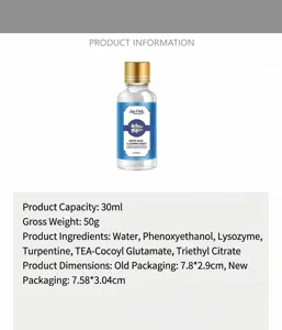 Portable white shoe cleaner detail view, showing product capacity and ingredients clearly.