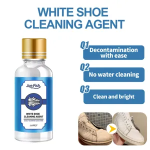 Jue-Fish white shoe cleaning agent 30ml portable sneaker cleaner decontamination artifact