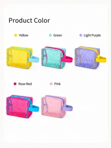 Netz Kosmetiktasche tragbare transparente Reise Aufbewahrungstasche Make-up Organizer