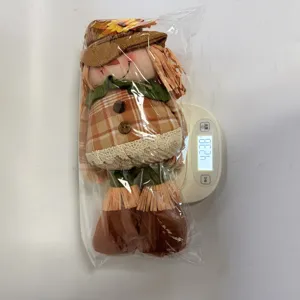 Κούκλα σκιάχτρο Thanksgiving γιορτή συγκομιδής ηλιοτρόπιο βελούδινο παιχνίδι γραφείου