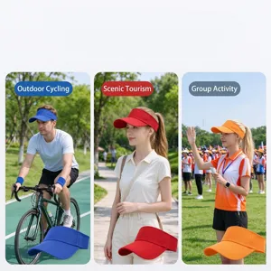 Visiere pare-soleil detail montrant l'utilisation multi-scenario pour cyclisme et tourisme.