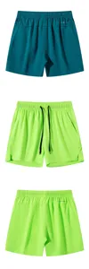 Pantaloncini sportivi da uomo in seta di ghiaccio dettaglio, traspiranti, estate.