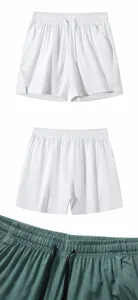 Pantaloncini sportivi casual in seta di ghiaccio da uomo, traspiranti e leggeri estivi.