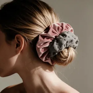 Korean Style Morandi Color Fabric Scrunchies Elegant Lazy Hair Tie Hair Accessories For Women