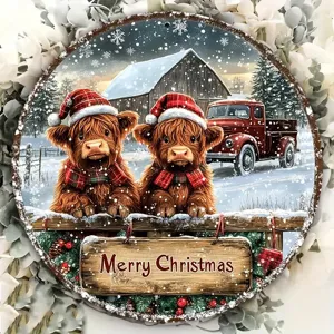 Wooden Christmas Hanging Sign Festive Wall Door Decor Xmas Tree Snowman Holiday Party Home Hanging Ornament