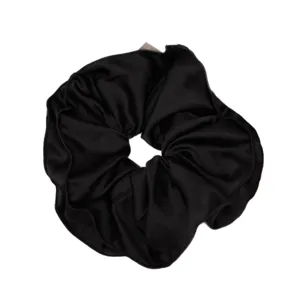 Koreaans Minimalistisch Satijn Oversized Scrunchie Elegant Herfst Winter Effen Kleur Elastisch Haarwokkels Dames Paardenstaart Houder Mode Haaraccessoires
