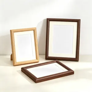 Modern Minimalist Wooden Photo Frame MDF Picture Frame For Wall And Tabletop Display Home Decor Photo Display