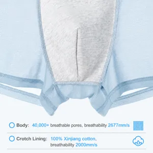 Men's Disposable Boxer Briefs Ice Silk Breathable Antibacterial Comfortable Soft Stretch Travel Portable Underwear
