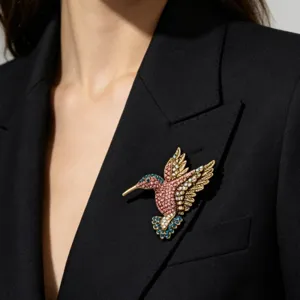 Βίντατζ Καρφίτσες από Κράμα Σμάλτου με Ζώα και Πουλιά για Γυναίκες Πολυτελής Καρφίτσα με Στρας Πουλί Μέλισσα Γάτα Μπαλαρίνα Κοσμήματα Αξεσουάρ Ρούχων