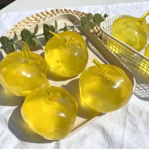 Kokosolie Appel Squishy Speelgoed Stressverlichtend Vruchtvorm Decompressie Fidget Speelgoed Zachte Vaseline Sensorische Knijpbare Waterbal Halloween Pompoen Geest Speelgoed Cadeau