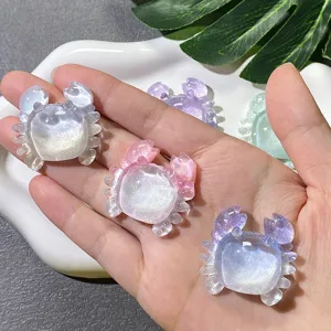 IJs Transparant Fijne Glitter Hars Krabbe DIY Handgemaakt Materiaal Voor Crème Lijm Telefoonhoesje Haarspeld Accessoires Mix