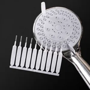Cepillo de Limpieza para Cabezal de Ducha de Acero Inoxidable Aguja Anti-Obstrucción Conjunto de Cepillos para Baño