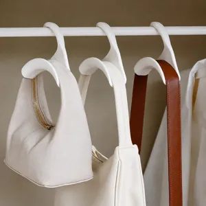 Colgador de Bolsos en Arco de Estilo Japonés Gancho de Monedero de Plástico Armario Organizador de Almacenamiento Soporte de Sombrero Accesorios
