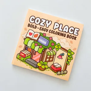 Adult Teen Stress Relief Coloring Book Cute Cartoon Illustration Thick Paper Graffiti Drawing Book For Art Supplies