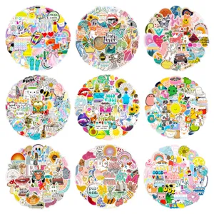 Cute VSCO Aesthetic Graffiti Waterproof Vinyl Stickers Pack For Scrapbook Journal Laptop Luggage Skateboards Decals
