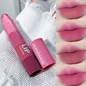 HERORANGE Multi Color Mini Lip Crayon Set Matte Velvet Gradient Color Stick Portable Lipstick Long Lasting Non Fading Lip Makeup For Women