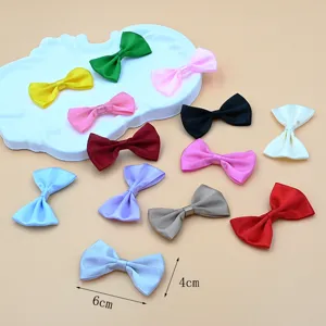 Polyester Ribbon Bowknot Hair Accessories Cute Bow Hair Clips Toy Doll Garment Trims Gift Box Decoration Bow Tie Crafts