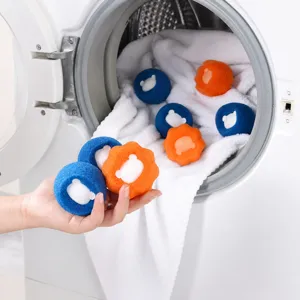Magischer Waschlball Haarentferner Schwamm Flusenfilter Waschmaschine Reinigungswerkzeug Für Haustierhaarentfernung