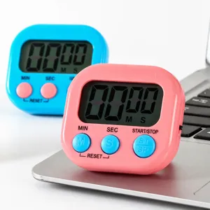 Timer da Cucina Digitale Multifunzionale Piccolo Timer per Conto alla Rovescia Elettronico Portatile Con Display LCD e Supporto Magnetico