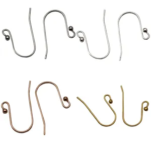 925 Sterling Silver Earring Hooks DIY Jewelry Making Findings Fish Hook Ear Wire Accessories Gold Rose Gold Silver Plated Components For Handcrafted Earrings