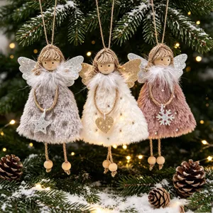 Christmas Doll Pendant Angel Girl Ornament Christmas Tree Decoration Children's Gift