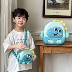 Schattige 3D Dinosauriër Eierschaal Rugzak Peuters Lichtgewicht Cartoon Dier Schooltas Voor Jongens Meisjes Kleuterschool Borsttas