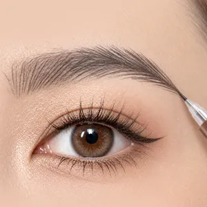 Life Girls Liquid Eyebrow Pencil 0.01mm Ultra Fine Tip For Natural Wild Brow Effect Waterproof Long Lasting Professional Makeup Eye Cosmetic