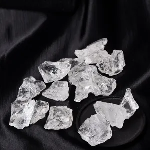 Natural White Crystal Raw Stones Aromatherapy Diffuser Stone Clear Quartz For Aquarium Pot Culture Landscape Home Decor Decorative Crystals