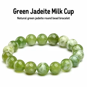 Natural Xiuyan Jade Green Grapes Macchiato Beaded Bracelet Original Design Handmade Stone Jewelry For Women Men Unisex Gift