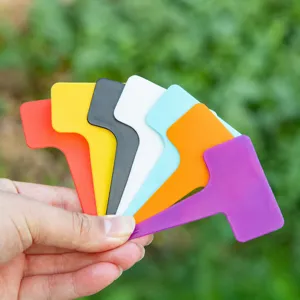 T-Type Plant Labels Thickened Plastic Garden Tags Waterproof Nursery Markers For Potted Plants Flowers Identification Gardening Tools