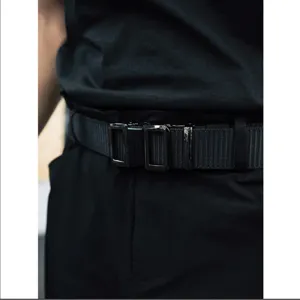 Herren Taktischer Gürtel Schnellverschluss Legierung Schnalle Leinwand Gurtband Outdoor Einstellbar Lochlos Sport Gürtel