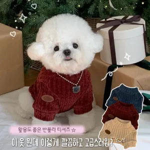 Pull en Maille Chaud pour Animaux de Compagnie Petits Chiens Chemise de Base pour Chiot Automne Hiver Vêtements pour Teddy Caniche Bichon Schnauzer