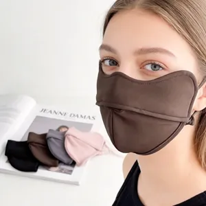 Winter Warm 5D Stereo Face Mask Eye Corner Protection Thickened Windproof Outdoor Cycling Mask Unisex Cotton Face Mask