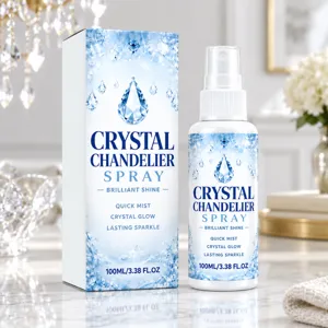 Crystal Chandelier Cleaning Spray For Glass Hanging Lamp Maintenance Daily Dust Remover Shine Polish Care Liquid Agent