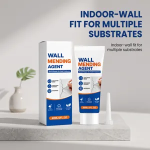 Stucco per pareti da 60 ml in tubo con beccuccio fine, esposto accanto alla confezione abbinata