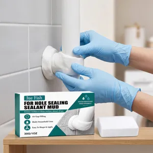 Masilla Impermeable para Sellar Agujeros en la Pared Relleno Eficaz para Grietas de Tuberías Arcilla de Reparación del Hogar Fácil de Moldear
