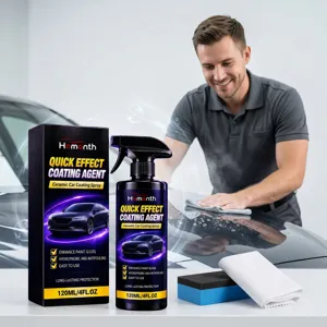 Homonth Spray de Recubrimiento Cerámico Automotriz Potenciador de Brillo de Pintura Agente de Recubrimiento Rápido Hidrofóbico Protección Duradera