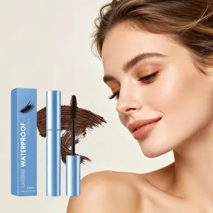 Long Lasting Waterproof Mascara Brown Natural Curling Thick Smudge Proof Smooth Formula Eye Makeup For Women Beauty
