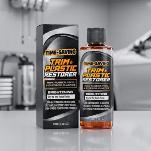 Agente Ristrutturante per Plastica Auto Liquido per il Restauro delle Finiture Automotive Lucidante Professionale per Gomma e Vinile