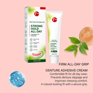 Box and 20 g tube labeled zinc-free, styled with mint leaves and gel accents on a pink background