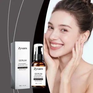 Zyvarn Niacinamide Hyaluronic Acid Soft Glow Face Serum Moisturizing Brightening Skin Care Serum Gentle Formula For Women
