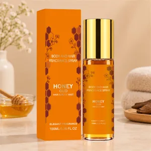 Honey Oud Lichaams en Haar Geurspray Langdurige Verfrissende Geur In Glazen Fles Voor Dagelijkse Lichaamsverzorging Dames Beauty Mist